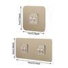 5PCS Waterproof Strong Adhesive Hook Shelf Sticker for Bathroom Kitchen Wall Shelf Rack Kitchen Sticking Wall Screw Hook Hanger