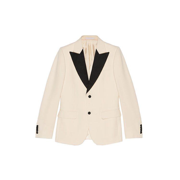 Gucci Business Suits Men's Ecru Suit Collar Moderate 610062-Z593H-9521
