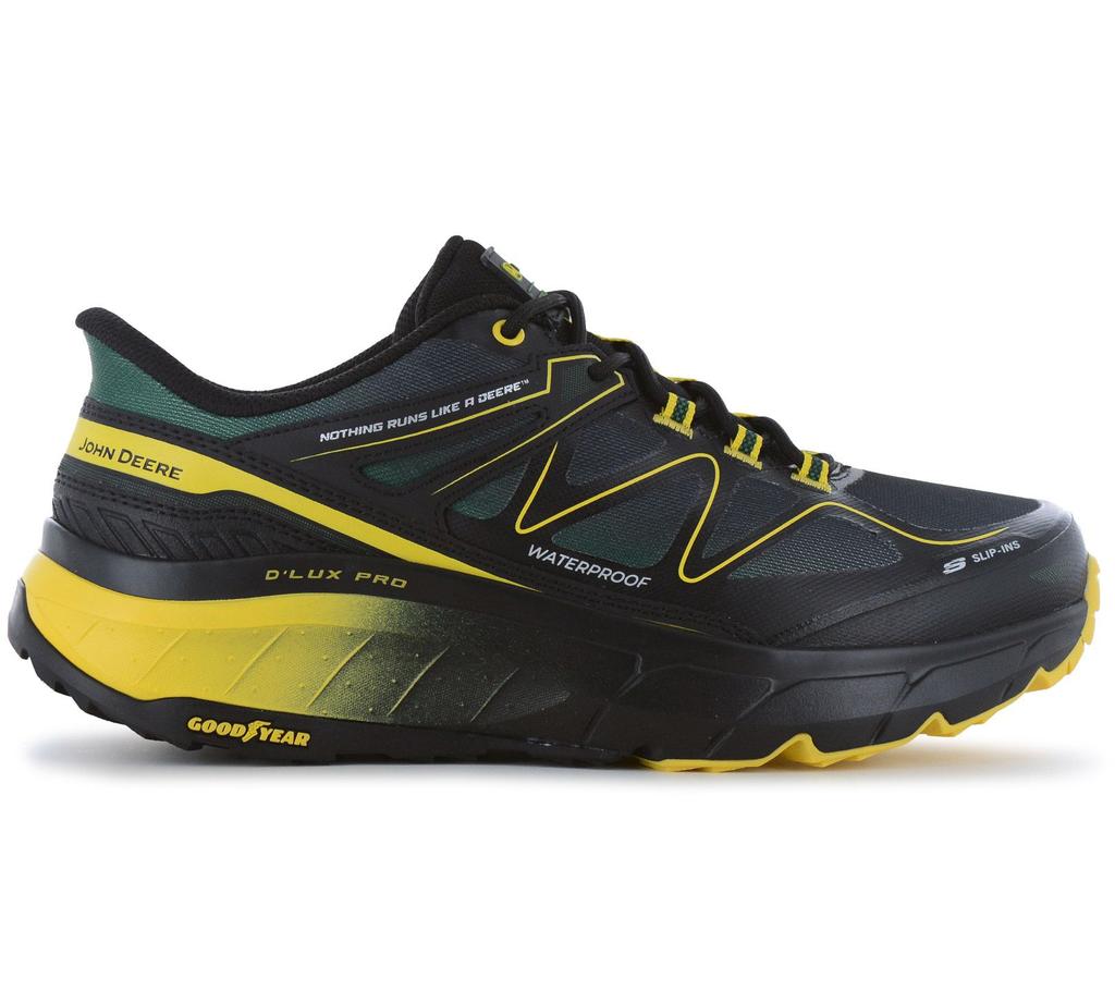 Skechers D'Lux Pro Waterproof - Reel Cutting - John Deere - Herren Schuhe Schwarz 256202-BKGR ORIGINAL