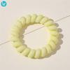 Women Spring Hair Ties Elastic Hair Band Custom Ponytail Holder Telephone Line Phone Cord Hair Ring