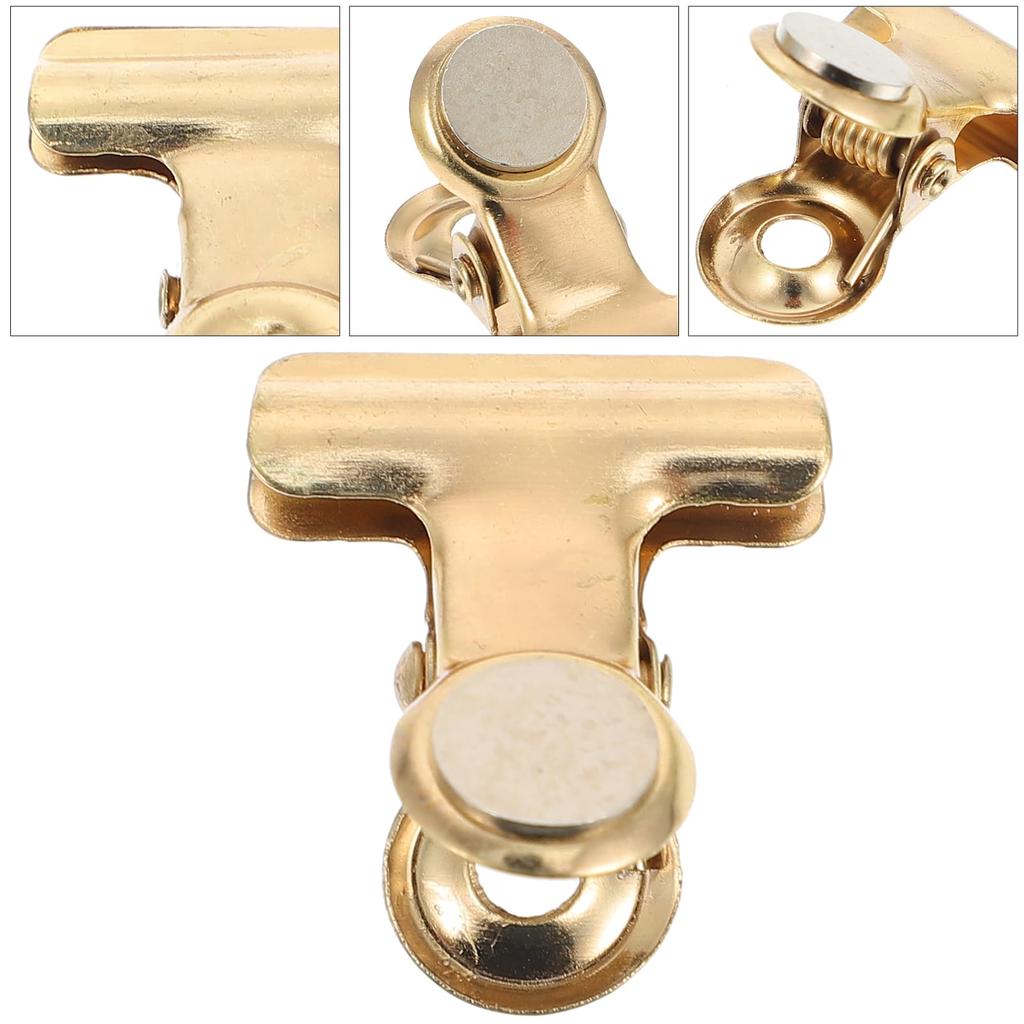 Strong Stainless Steel Magnetic Clips for for and Office Sticky and File Refrigerators, 10-Piece Set, KESYOO, Office, Home, School, Supplies,