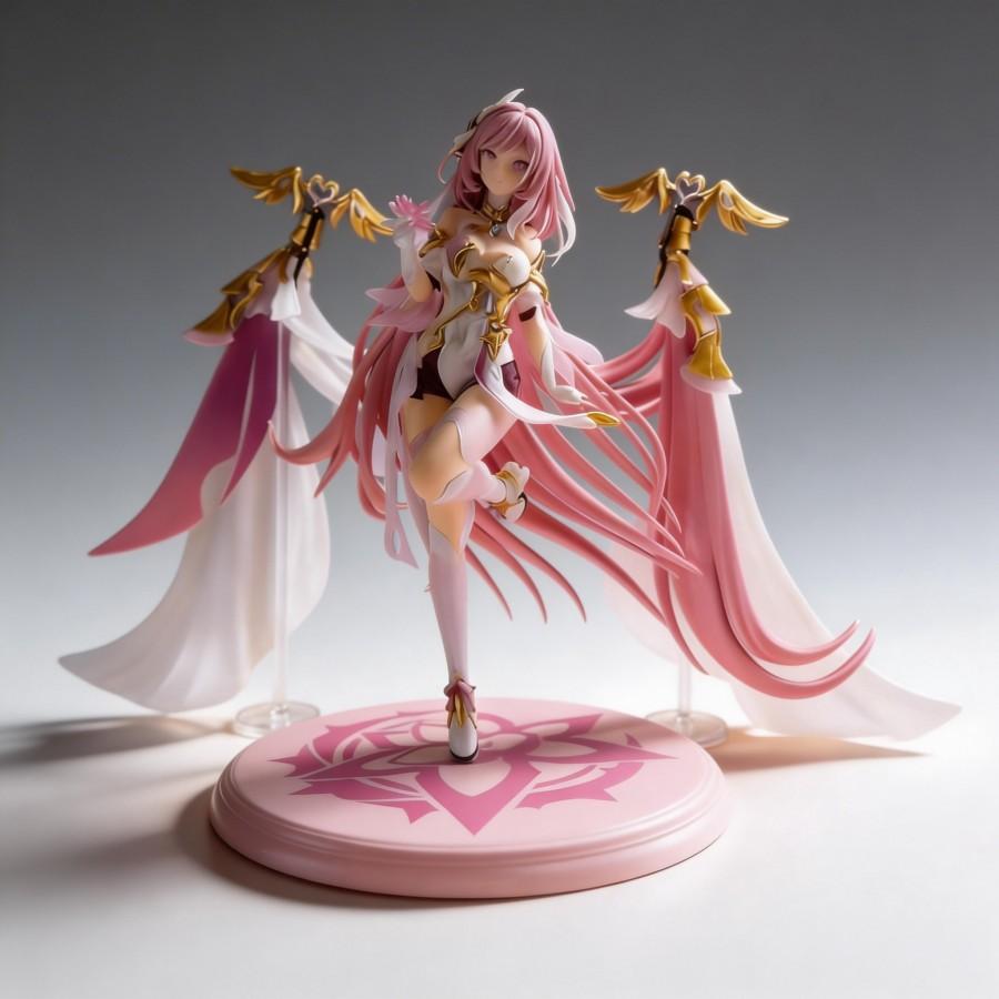 Anime Honkai Impact 3rd Ai Li / Seele Vollerei Action Figure 24cm Model Toy High Quality Figure