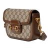 Gucci Fibbia d'Oro 1955 Vintage con Morsetto e Fibbia Morsetto Cinturino Intrecciato con Logo Invecchiato