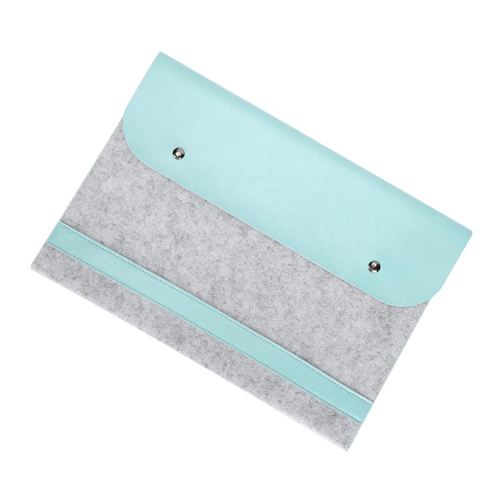 Laptop Sleeve Flip Type Protective Double Layer Felt Microfiber Computer Bag for MacBook Air Pro 13Inch Models