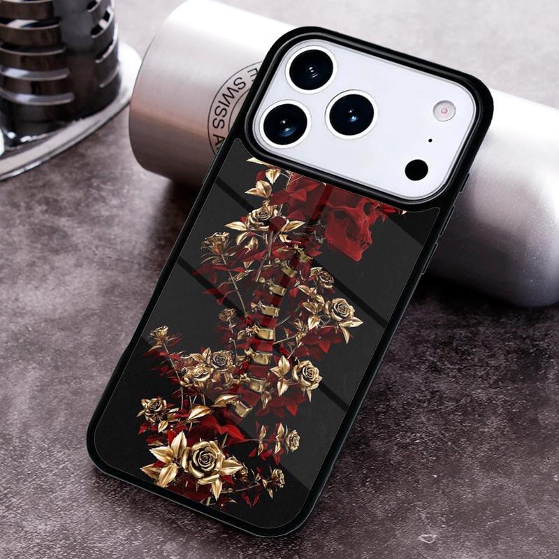 HUMAN ANATOMY heart flower Phone Case for iPhone 17 16 15 Pro Max Air 14 13 12 11 Plus Shockproof Cover