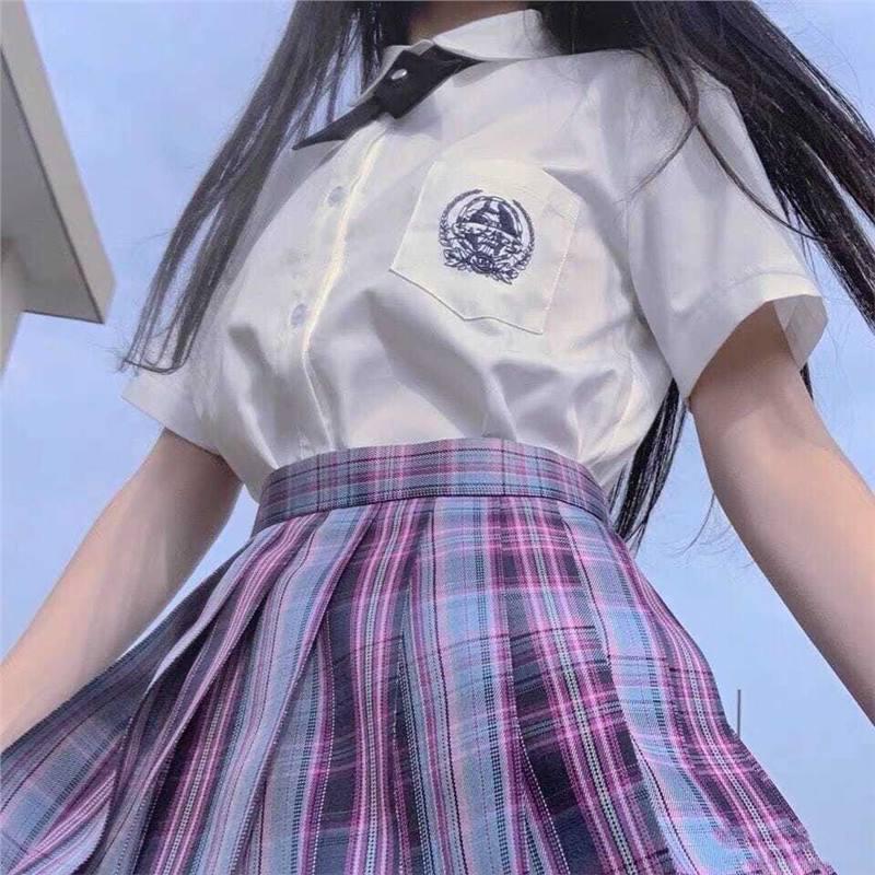 E-sports Girl Ready-to-Ship JK Uniform Pleated Mini Skirt - Japanese Academy Style