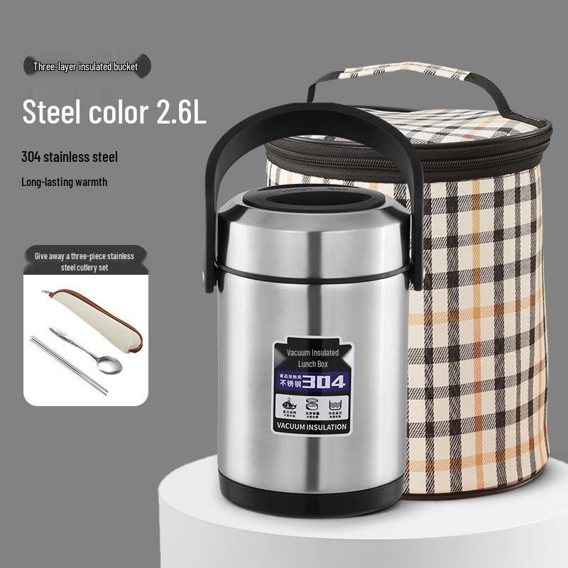 Durable Vacuum Insulated 304 Stainless Steel Lunch Box with Lid
