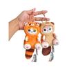 Mofusand New Cross Dressing Raccoon Shark Panda Bag Pendant Plush Keychain Toy Cute Doll