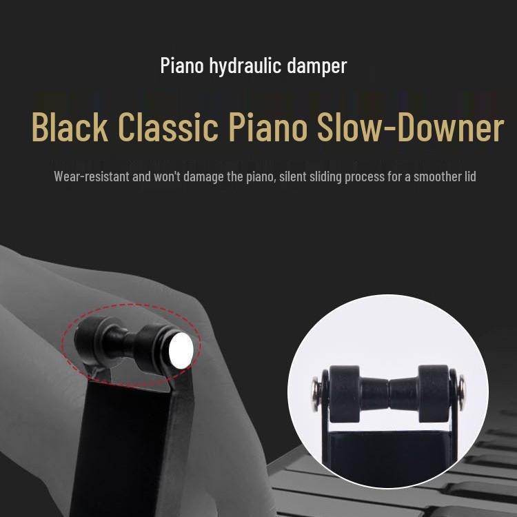 Dispositif d'amortissement hydraulique pour couvercle de piano avec protection anti-pincement