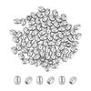 1box 80pcs 201 Stainless Steel Beads Barrel Stainless Steel Color 5x4mm Hole: 2mm