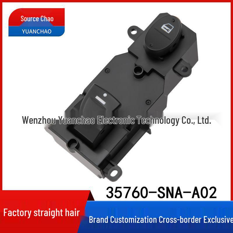 Honda Civic Front Passenger Power Window Switch 35760-SNA-A02