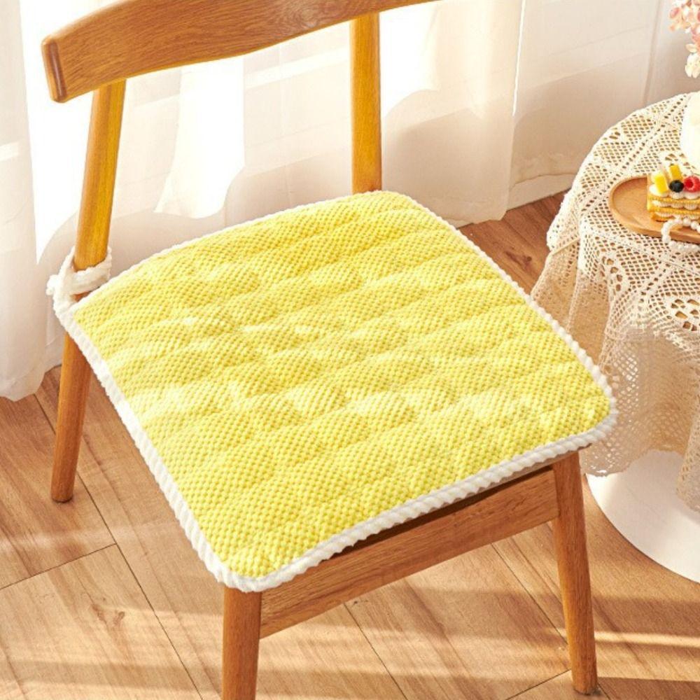 40cm Office Chair Pad Winter Thick Car Seat Pad Soft Dining Chair Cushion