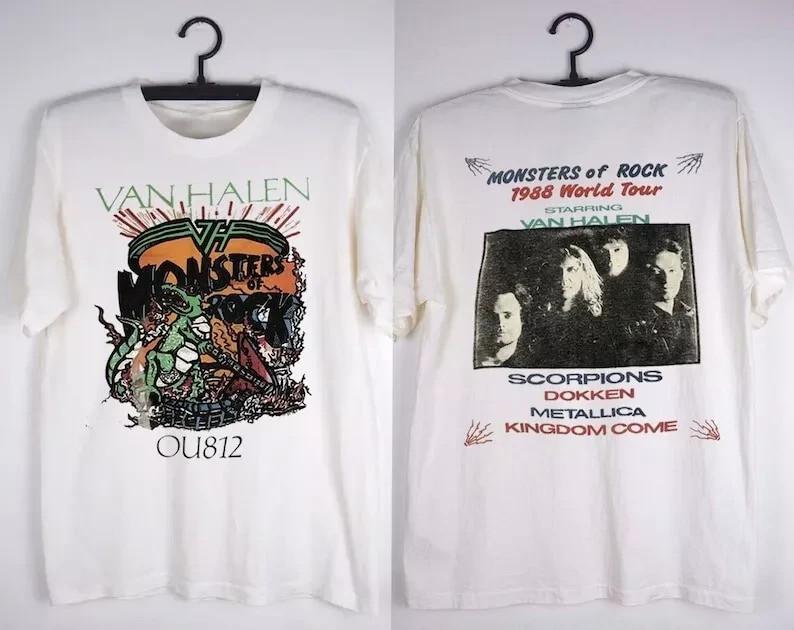 Футболка Van Halen Monsters of Rock World Tour 1988 XXXL