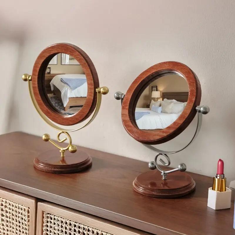 European minimalist style makeup mirror, vertical rotating bedroom makeup mirror, household vertical mirror
