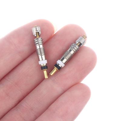 2/6/10 Piezas de latón para reparación de bicicletas, reemplazo de núcleo sin cámara, núcleo de válvula Presta extraíble para bicicleta de carretera, MTB