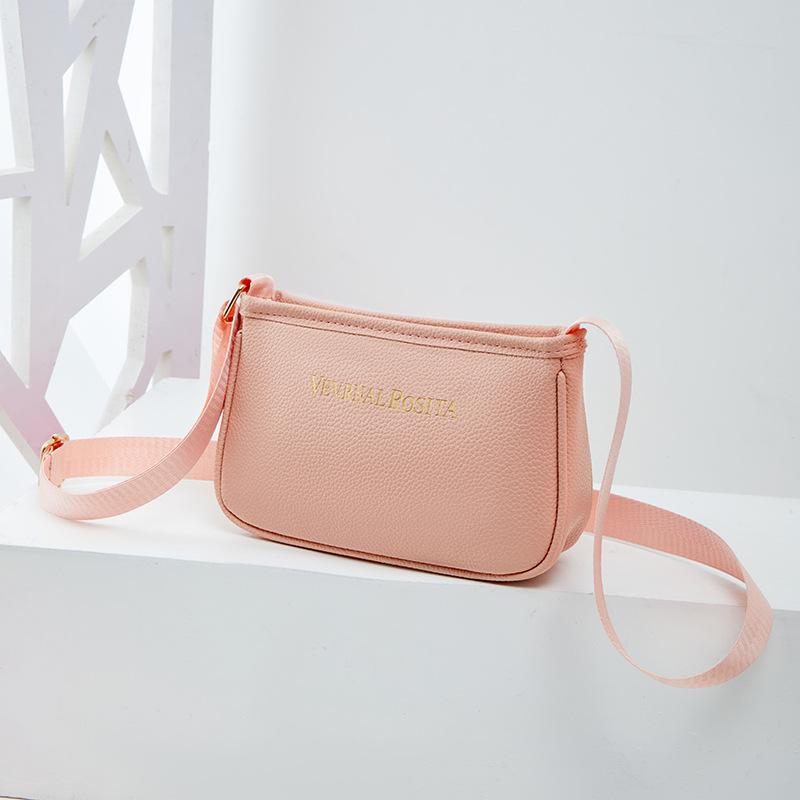 

Сумка подмышку Женская сумка Высококачественная женская сумка через плечо Сумка для мобильного телефона розовый