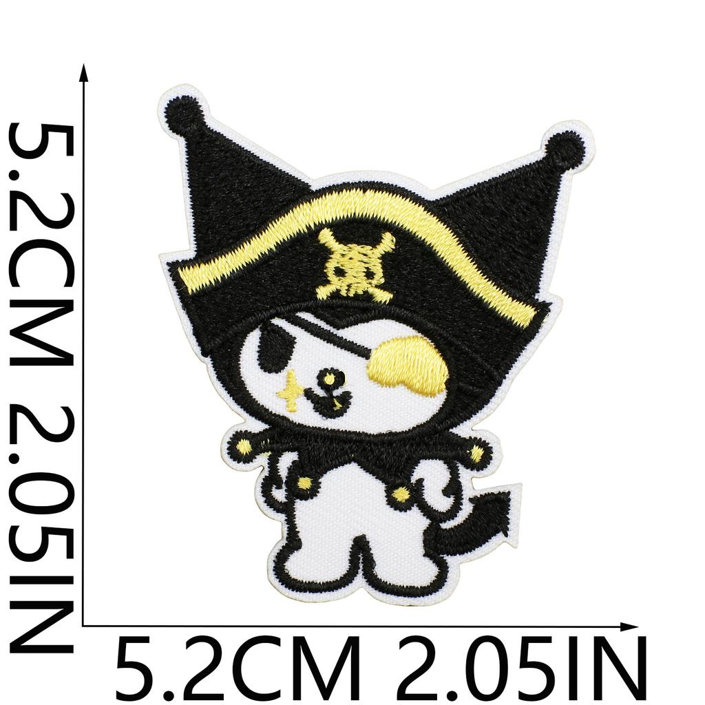 Japanese Anime Character Embroidery Cloth Sticker Bag Dressing Patch Sticker Cartoon Dog Embroidery Sticker Clothes Decoration Embroidery Stamp