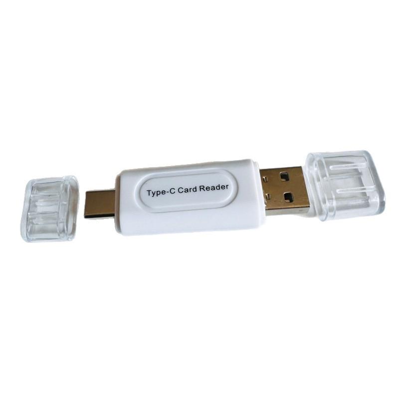 Cross-Border Multi-Function 4-in-1 Mini OTG Mobile Phone Card Reader and USB Converter