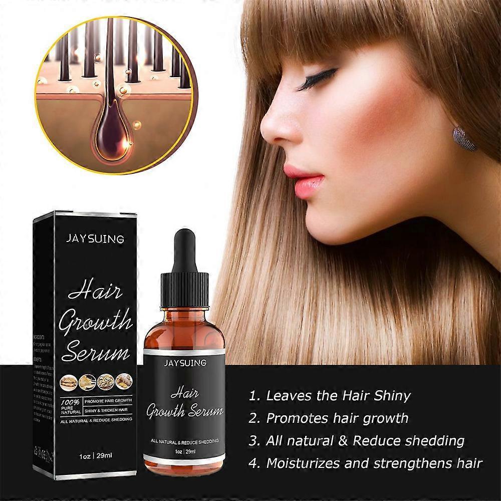 3x Hair Growth Products Ginger Extract Growing Hair Essential Oil Beauty Hair Care Prevent Hair Loss Oil Scalp Treatment For Men Women