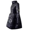 Women Winter Solid Color Down Jackets Warm Long Slim Female Big Swing Coat