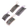 4pcs Stretchy Banana Hair Clip Vintage Decorative No Pressure Non Crease Clincher Comb Tool for