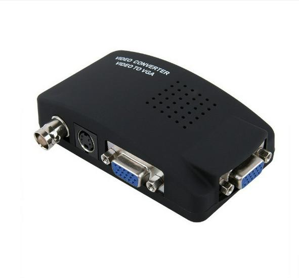 AV to VGA/BNC Video Converter - RCA to Monitor Adapter