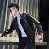Herren Trendige PU-Lederjacke - Cool und Stilvoll Herbst/Winter 2026 Kollektion