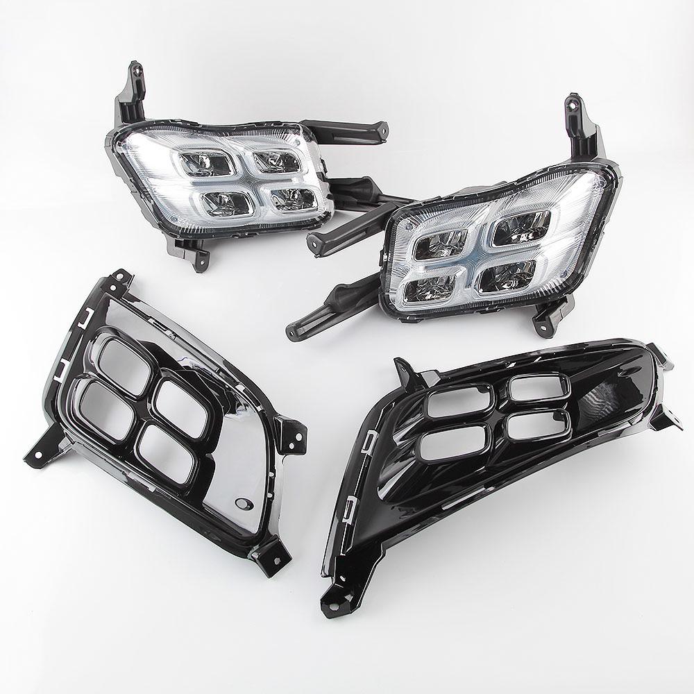 Kia K5 Optima Front Bumper Fog & Daytime Running Lights for 2014-2015 Models