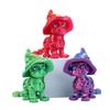 Plastic Material 3D Printed Cat Model Realistic Design Cute Cat Figure  Desktop Display