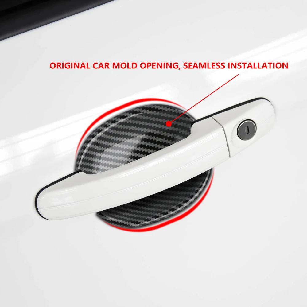 For Ford Focus 2 3 MK2 MK3 2005-2018 Exterior Door Handle Bowl Cover Trim Door Bowls Decoration Sticker Car Styling Accessories