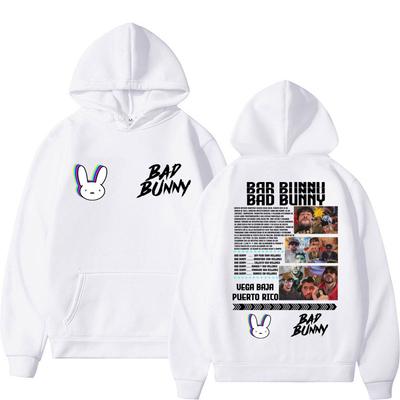Rapper Bad Bunny Album Tour Hoodie Men Women Fashion Hoody Sweatshirt Fleece Oversized Casual Tracksuit Fans Gifts
