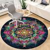 1PC Mandala Artwork Chair Carpet for Office Non-Slip, Lightweight, Machine Washable Rug for Office, Sleeping, Room - Holiday DecorPolyester,