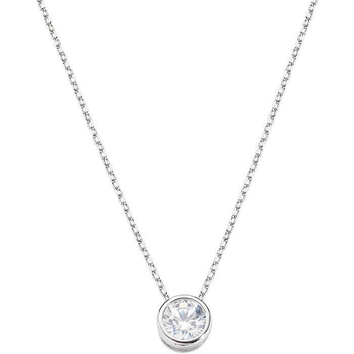 Collier - AMEN - Argent 925 - Zircon blanc - Longueur 40+5 cm - Femme
