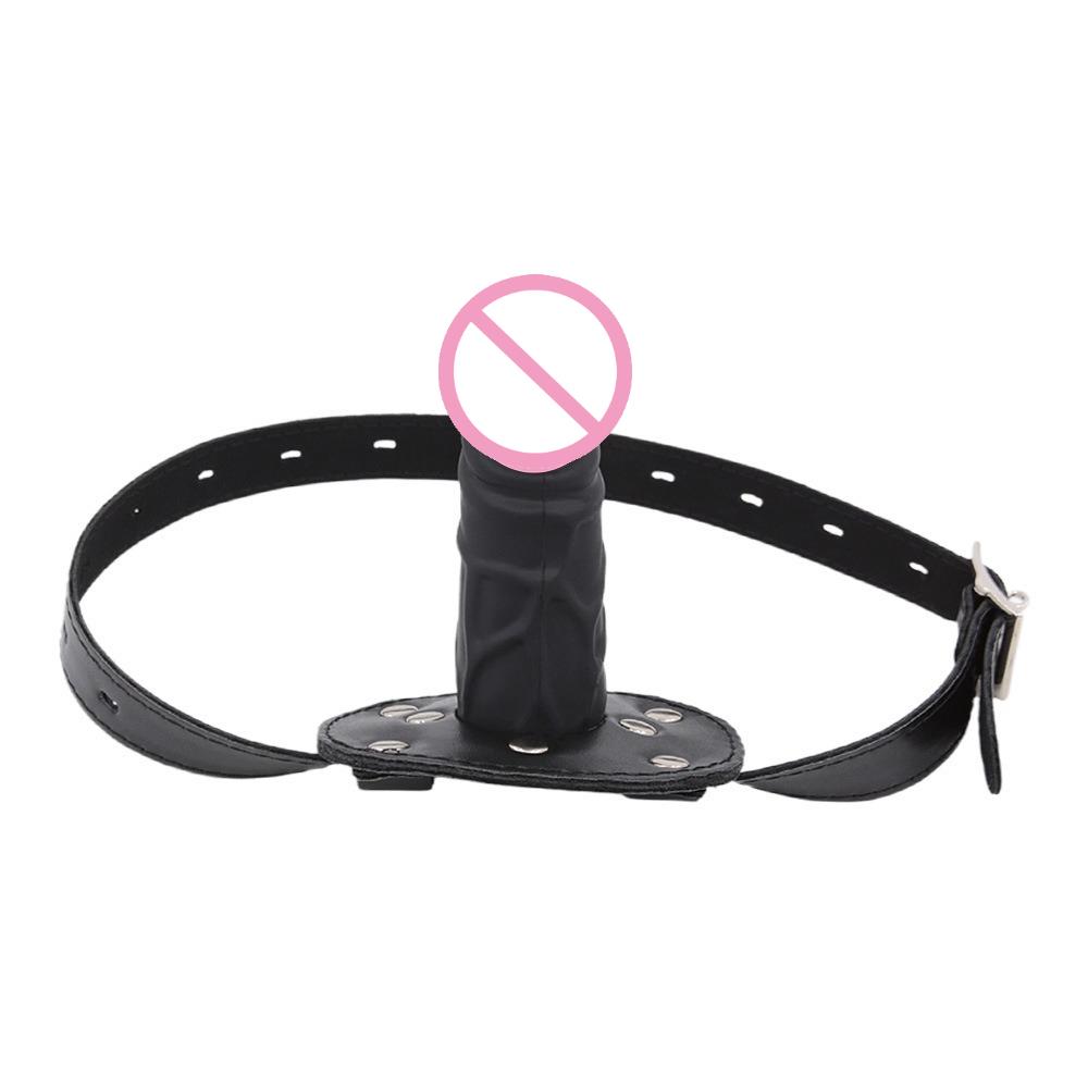 Bdsm Mouth Plug Dildo Gag Sex Toys Open Mouth BDSM Bondage Silicone Penis Adults Woman Couples SM Slaves Games Juguetes Sexuales