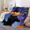 1 Stück Daffy Duck Flanell-Kuscheldecke Weich, Warm & Gemütlich für Sofa, Bett, Büro und Reisen Vielseitiges Ganzjahresgeschenk, Weihnachtsgeschenk