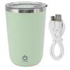 USB Elektrisk Blandningskopp 350ml Läckagesäker Automatisk Rörkopp Självrörande Kaffemugg Grön