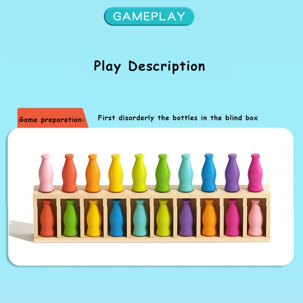 Colorful Learning Color Toys Educational Toy Color Classification Game  Exercise Brain Memory