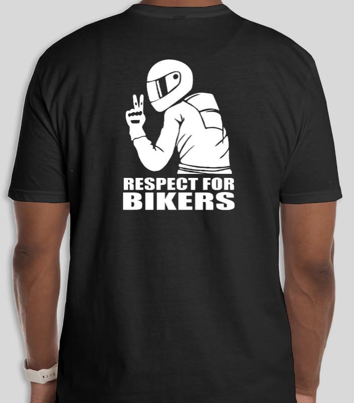 RESPECT FOR BIKERS Motorcycle Sport Racing GIFT T Shirt Size Tshirt T-Shirt S разноцветный
