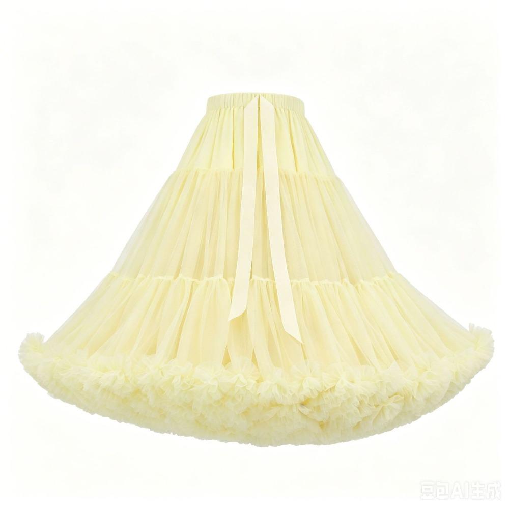 Super Puffy Petticoat Boneless Design Knee Length Petticoat Boneless Underskirt Rockabilly Styling