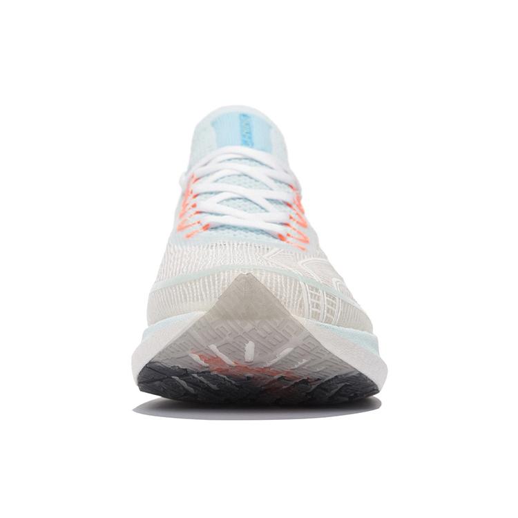 New LiNing Feidian Challenger Abrasion Resistant Rebound Low Top Running Shoes Women's White Blue Orange ARMS012-2