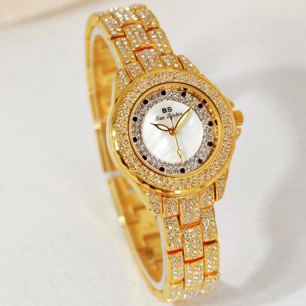 Designer Quartz Watches Luxury Diamond Woman Gold Silver Watch Waterproof Elegant Dress Style Ladies Gifts