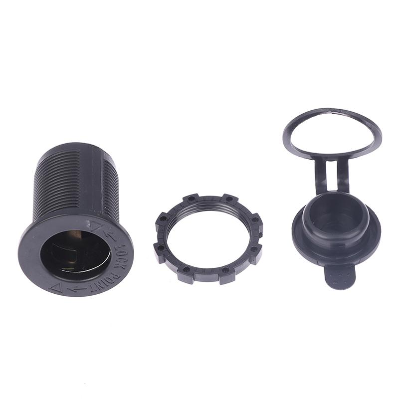 12V-24V Waterproof Car Cigarette Lighter Power Outlet Socket Receptacle Car Accessories For Auto Boat Motorcycle