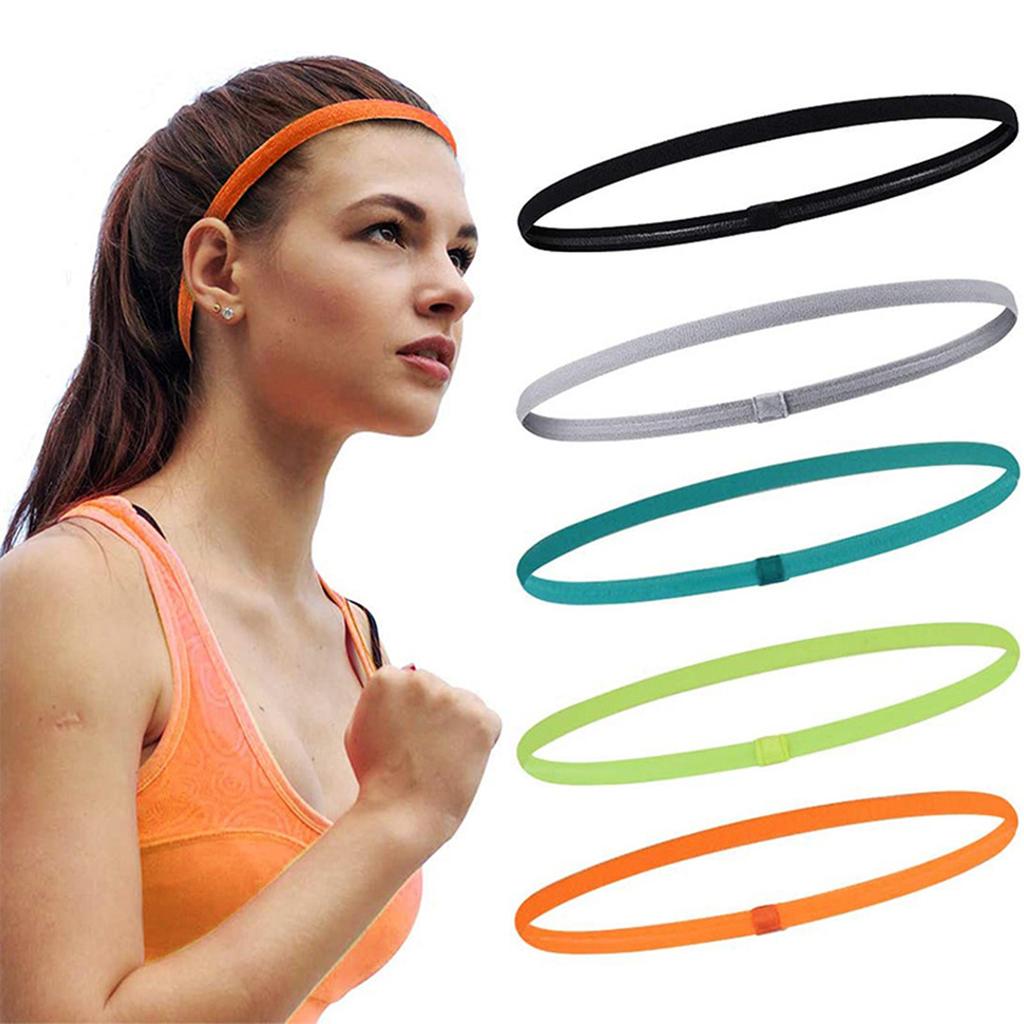 Sport-Stirnbänder Atmungsaktive Haarbander Elastische Schweißabsorbierende Bänder Fußball Tennis Kopfband für Männer und Frauen