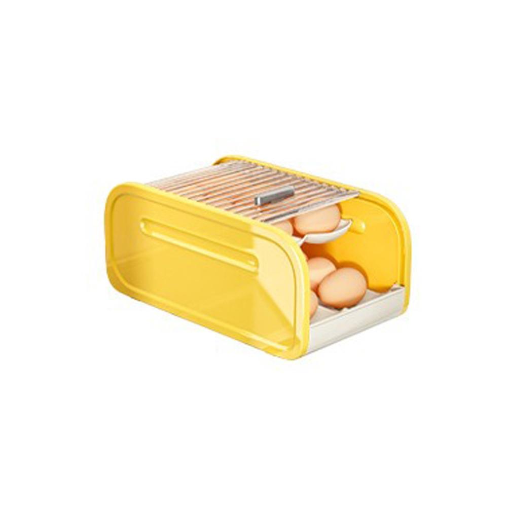 Double-layer Automatic Rolling Egg Holder Plastic Egg Dispenser Egg Storage Racks Refrigerator