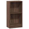 VidaXL Bookcase Brown Oak 40x24x76 Cm Engineered Wood, Shelf, Bookshelf, Book Support, Cabinet 857771