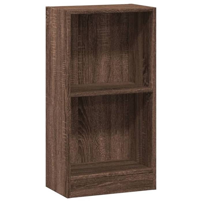 VidaXL Bookcase Brown Oak 40x24x76 Cm Engineered Wood, Shelf, Bookshelf, Book Support, Cabinet 857771