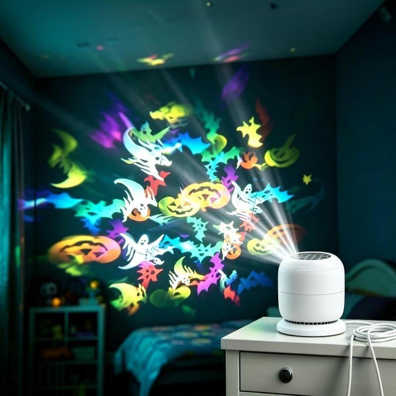 Led Starry Ocean Projection Light 360°Rotating Dynamic Night Light Usb Plug-In Creative Birthday Gift For Preferred Bedroom Lamp