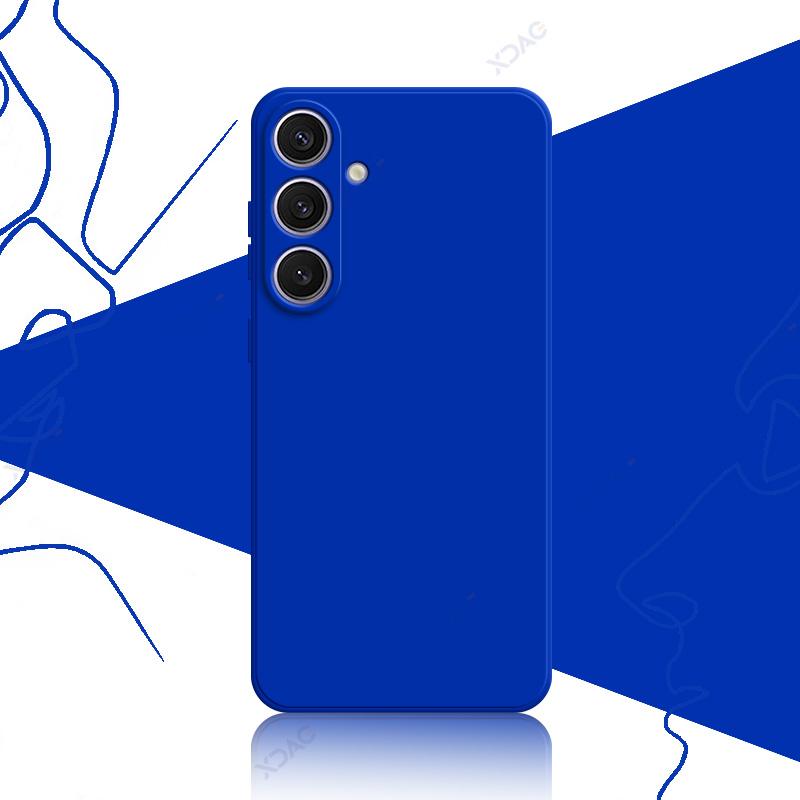 Square Liquid Silicone Phone Cases for Samsung Galaxy S25 Plus Ultra SamsungS25Ultra 360 Soft Protective Cover Anti-fall Armor