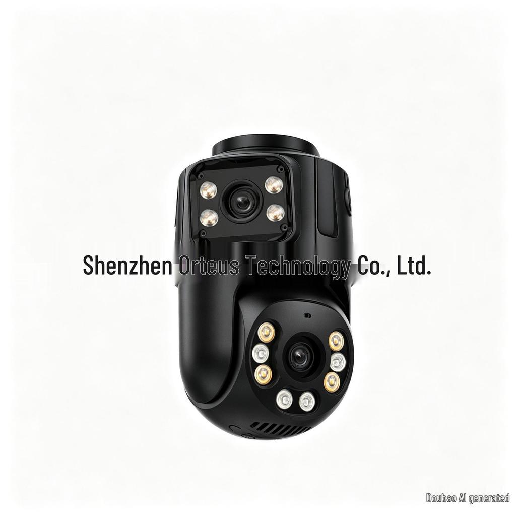 "4K POE Network Surveillance Camera Set with Binocular Gun Ball and CCTV Monitoring"