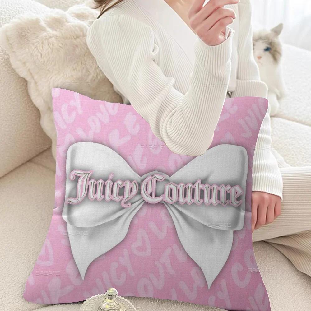 Moda J-juicy-couture Federe Cuscino Cartone Animato Divano Decorativo Casa Stampa su Due Lati Peluche Corto Carino Copricuscino